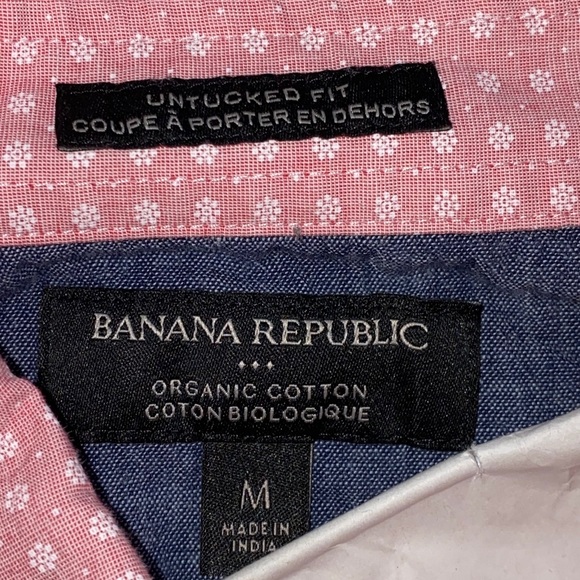 Banana Republic 100% Cotton Untucked Button-Up - Picture 4 of 4